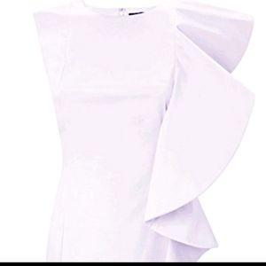 French Connection | Lavender Ruffle Dress Cocktail Dress